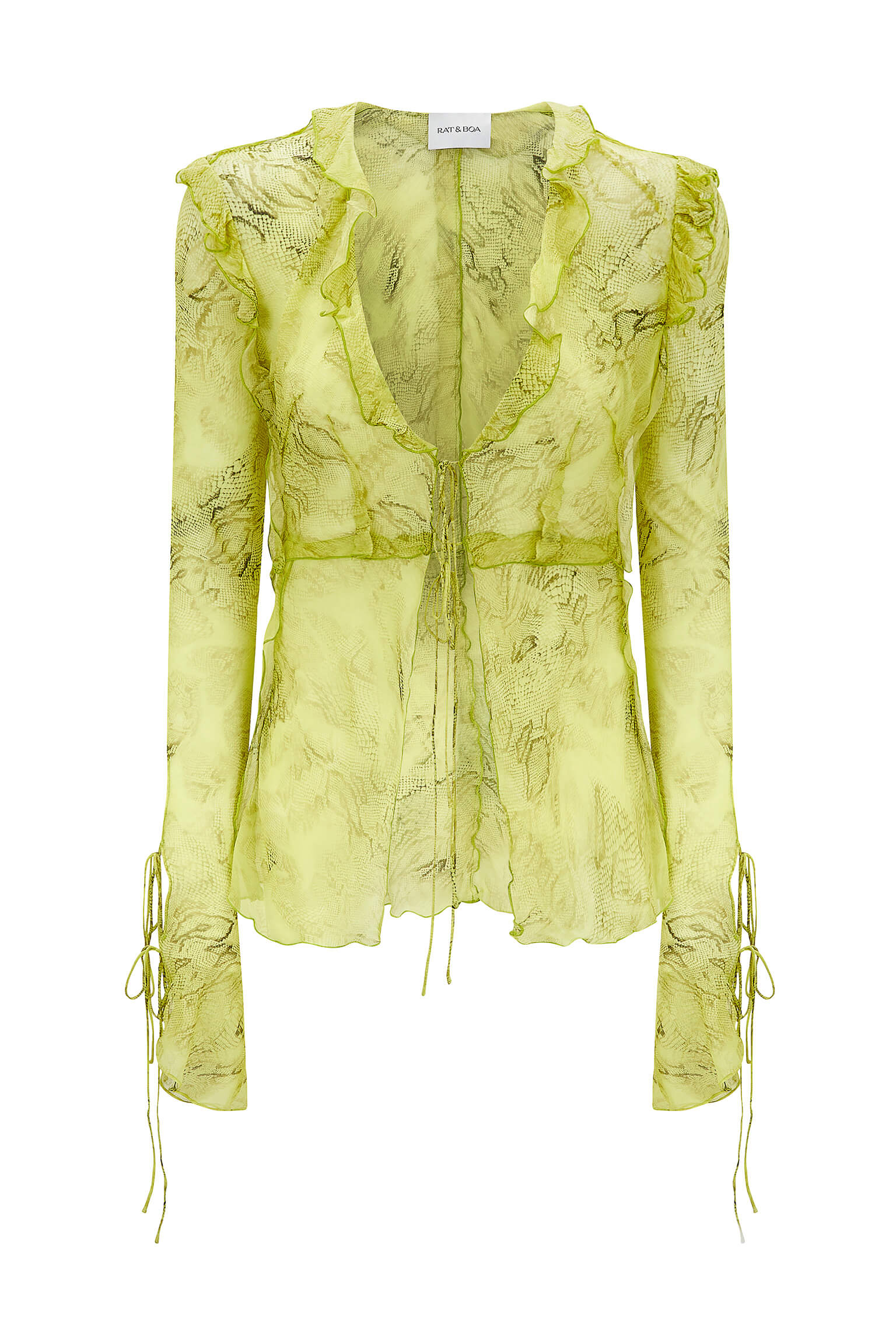 Cobra Blouse Lime - Image 3