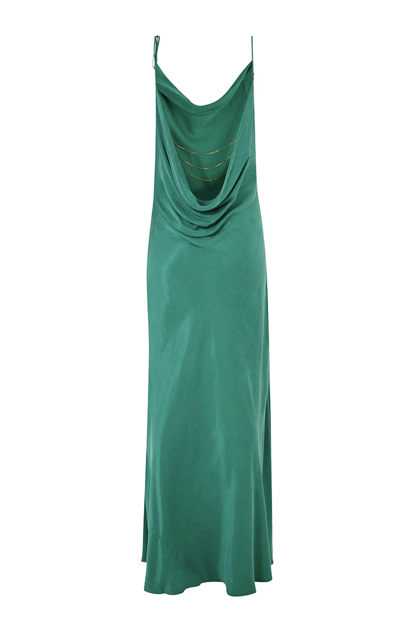 Ophelia Dress Green - Image 6