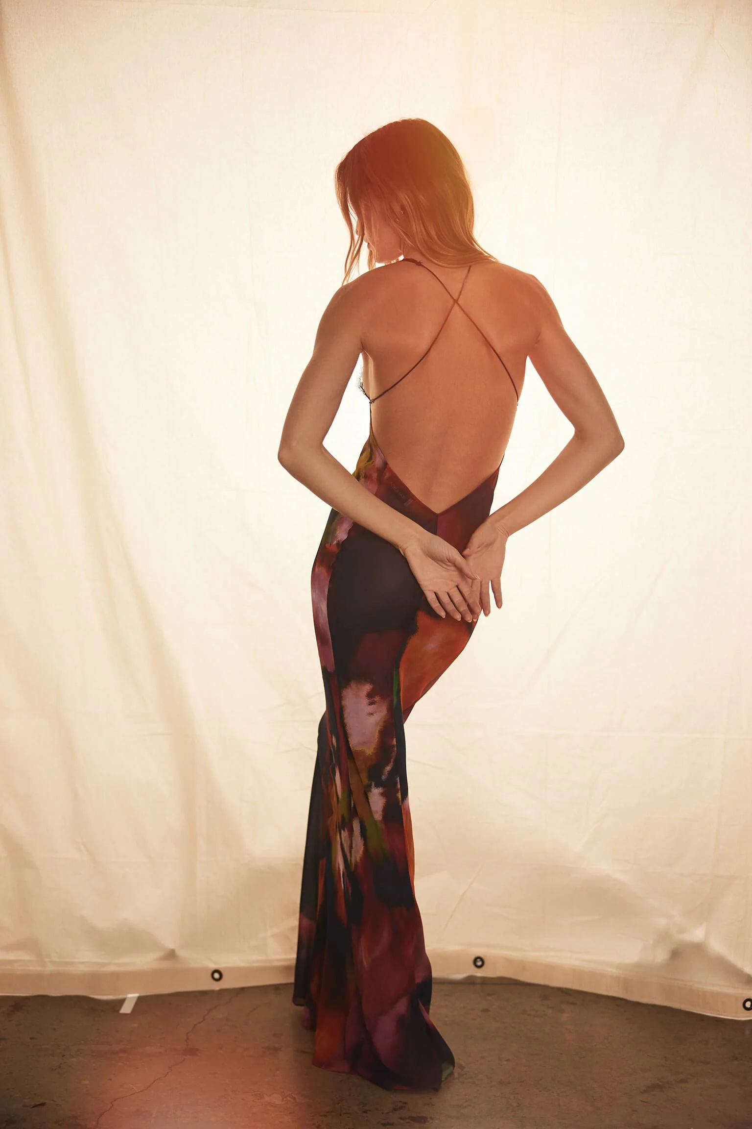 Paola Floral Slip Dress - Image 4