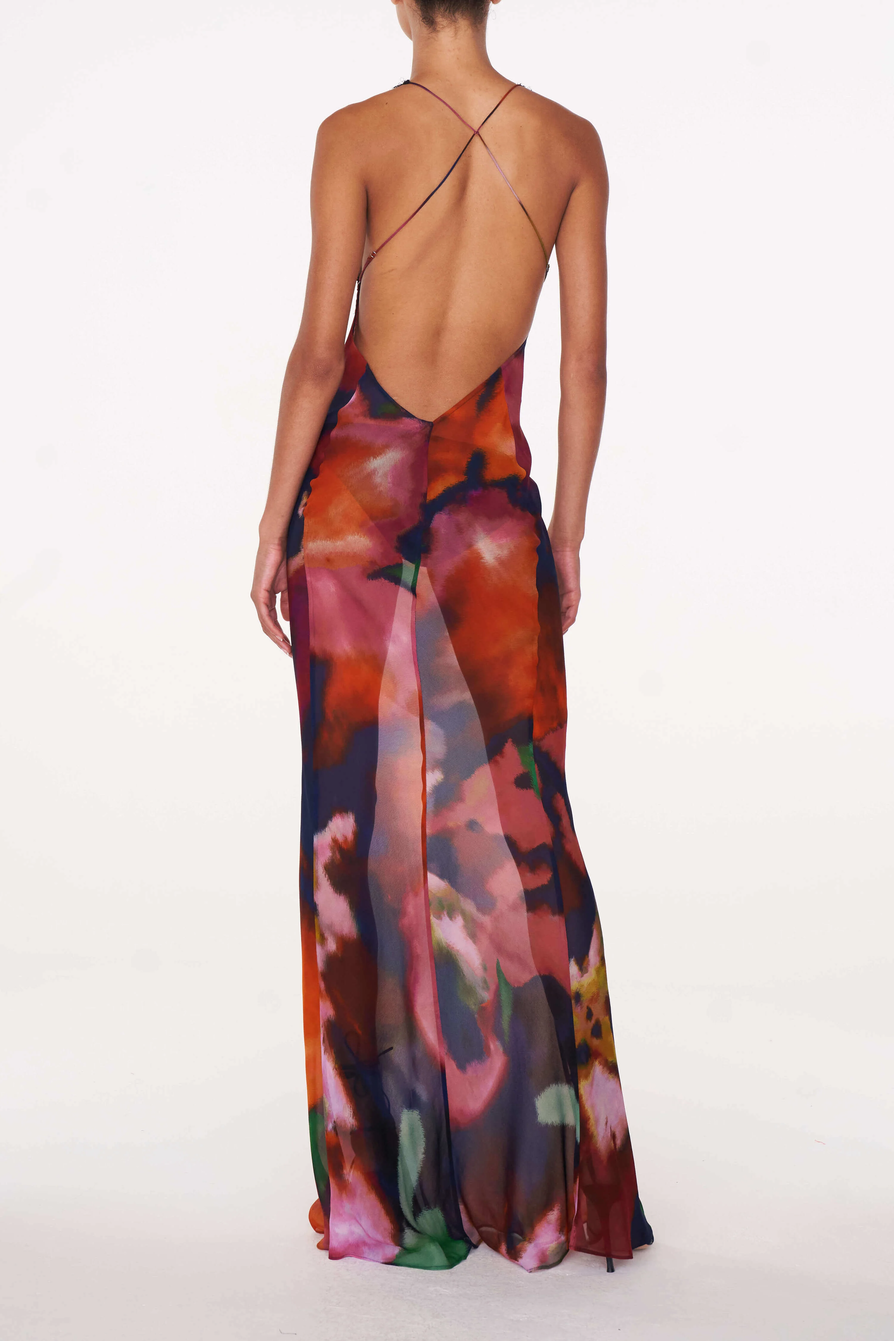 Paola Floral Slip Dress - Image 6